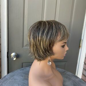 Noriko Collection Synthetic Harvest Gold Short Pixie Wig